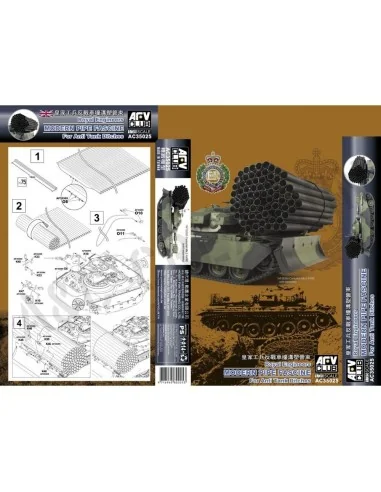 Royal Engineers modern pipe fascine (for AF35395), 1/35 - AFV-Club ...
