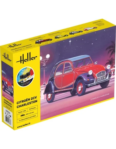STARTER KIT Citroen 2CV Charleston, 1/24 - Heller 56766