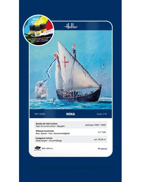 STARTER KIT Nina, 1/75 - Heller 56815