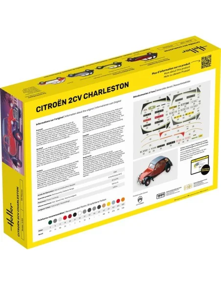 STARTER KIT Citroen 2CV Charleston, 1/24 - Heller 56766