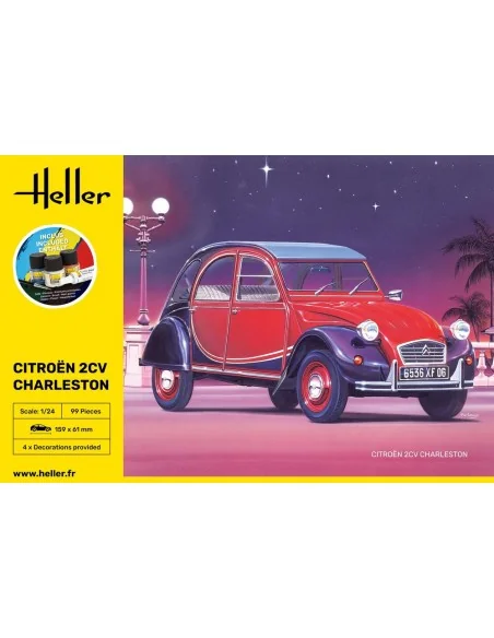 STARTER KIT Citroen 2CV Charleston, 1/24 - Heller 56766