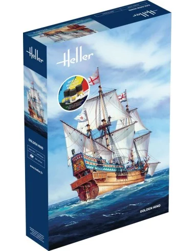 STARTER KIT Golden Hind, 1/96 - Heller 56829