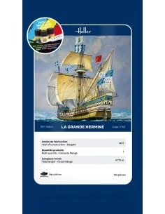 STARTER KIT La Grande Hermine, 1/150 - Heller 56841 2