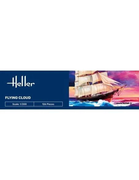 STARTER KIT Flying Cloud, 1/200 - Heller 56830