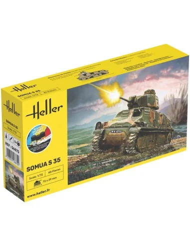 STARTER KIT Somua S35, 1/72 - Heller 56875