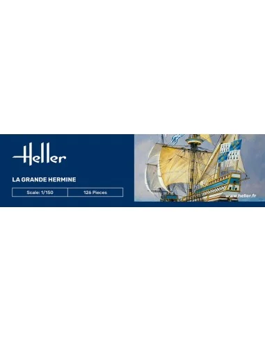 STARTER KIT La Grande Hermine, 1/150 - Heller 56841