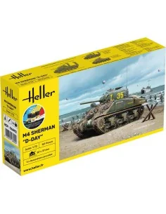 STARTER KIT M4 Sherman D-Day, 1/72 - Heller 56892 2