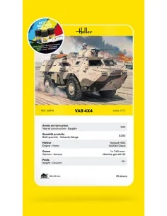 STARTER KIT VAB 4x4, 1/72 - Heller 56898