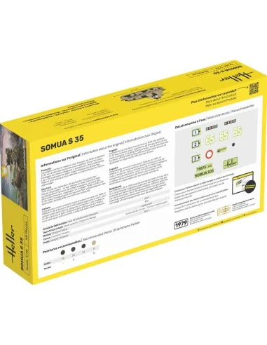 STARTER KIT Somua S35, 1/72 - Heller 56875