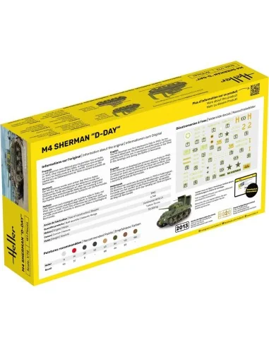 STARTER KIT M4 Sherman D-Day, 1/72 - Heller 56892
