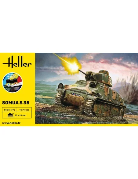 STARTER KIT Somua S35, 1/72 - Heller 56875