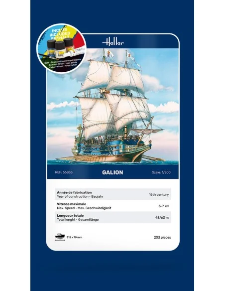 STARTER KIT Galion, 1/200 - Heller 56835