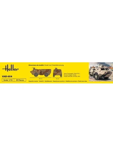 STARTER KIT VAB 4x4, 1/72 - Heller 56898