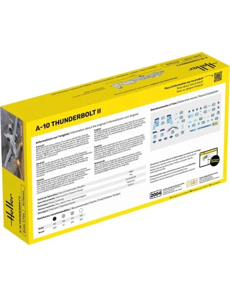 STARTER KIT A-10 Thunderbolt II, 1/144 - Heller 56912
