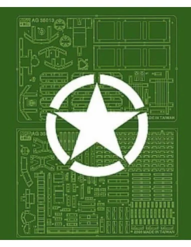 M36 ETCHING PARTS, 1/35 - AFV-Club AG35013