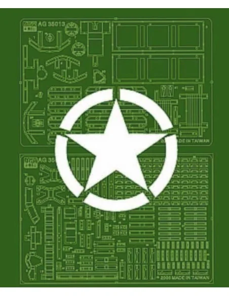 M36 ETCHING PARTS, 1/35 - AFV-Club AG35013