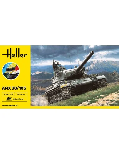 STARTER KIT AMX 30/105, 1/72 - Heller 56899
