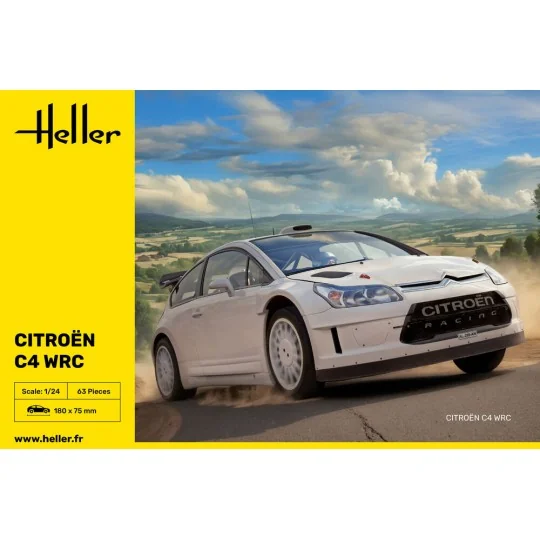 Citroen C4 WRC, 1/24 - Heller 80756 Citroen C4 WRC, 1/24 - Heller 80756