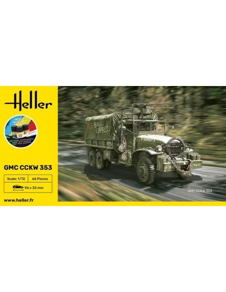 STARTER KIT GMC CCKW 353, 1/72 - Heller 56996