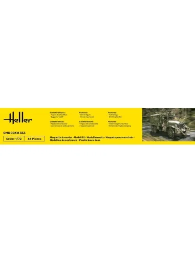 STARTER KIT GMC CCKW 353, 1/72 - Heller 56996