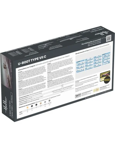 STARTER KIT U-Boot Type VII C, 1/400 - Heller 57002