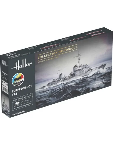 STARTER KIT Torpedoboot T23, 1/400 - Heller 57011