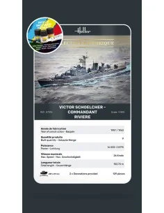 STARTER KIT Victor Schoelcher - Commandant Riviere, 1/400 - Heller ... 2