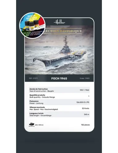 STARTER KIT Foch, 1/400 - Heller 57071