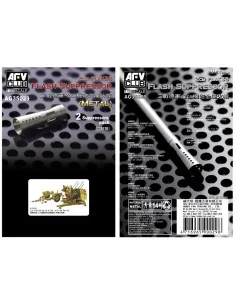 2cm Flack 38 Flash Suppressor-2pcs., 1/35 - AFV-Club AG35029