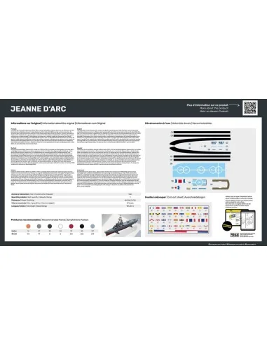 STARTER KIT Jeanne d'Arc, 1/400 - Heller 57034