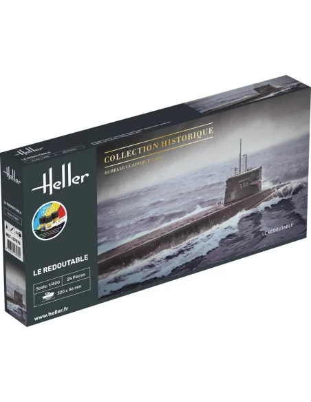 STARTER KIT U-Boot S/M Redoutable, 1/400 - Heller 57075