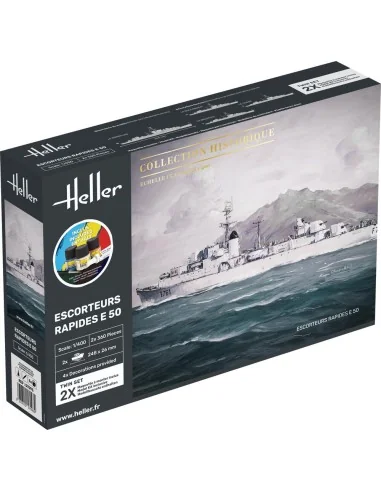 STARTER KIT Escorteurs Rapides E 50, 1/400 - Heller 57093