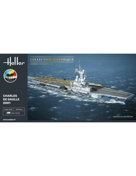 STARTER KIT Charles de Gaulle, 1/400 - Heller 57072