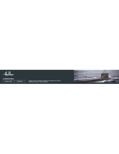 STARTER KIT U-Boot S/M Redoutable, 1/400 - Heller 57075