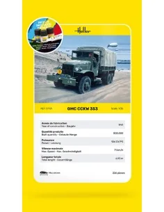 STARTER KIT GMC CCKW 353, 1/35 - Heller 57121