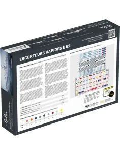 STARTER KIT Escorteurs Rapides E 52, 1/400 - Heller 57094 2
