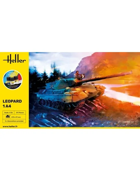 STARTER KIT Leopard 1A4, 1/35 - Heller 57126