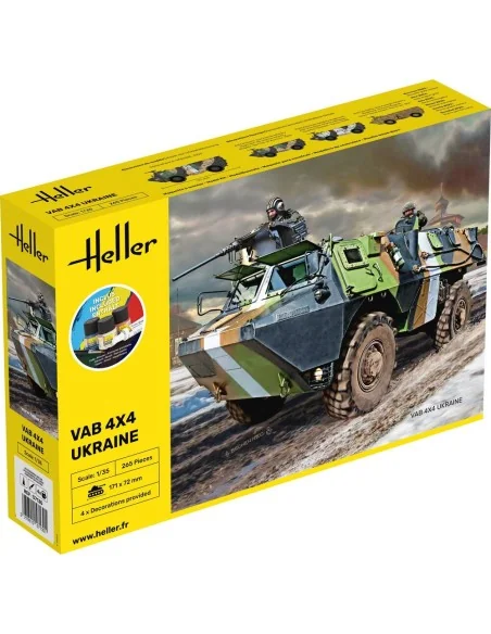 STARTER KIT VAB 4x4 Ukraine, 1/35 - Heller 57130