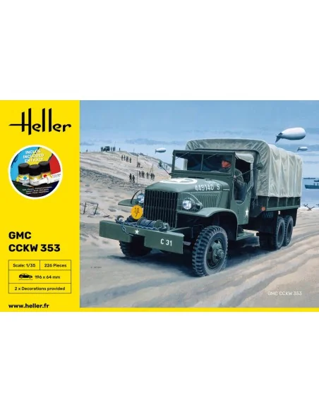 STARTER KIT GMC CCKW 353, 1/35 - Heller 57121