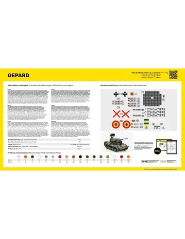 STARTER KIT Gepard, 1/35 - Heller 57127
