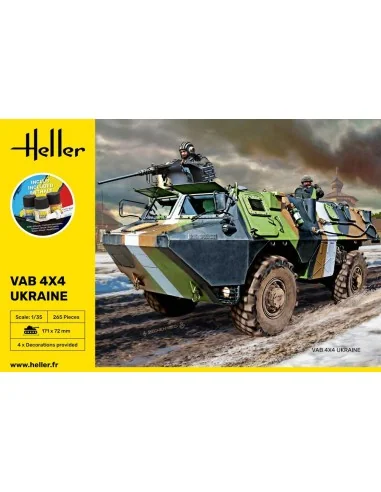 STARTER KIT VAB 4x4 Ukraine, 1/35 - Heller 57130
