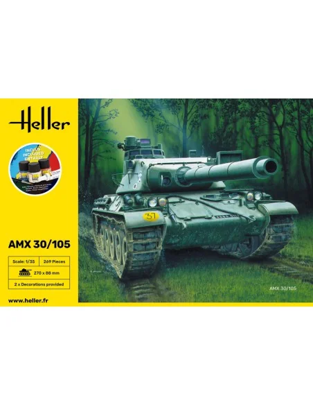 STARTER KIT AMX 30/105, 1/35 - Heller 57137