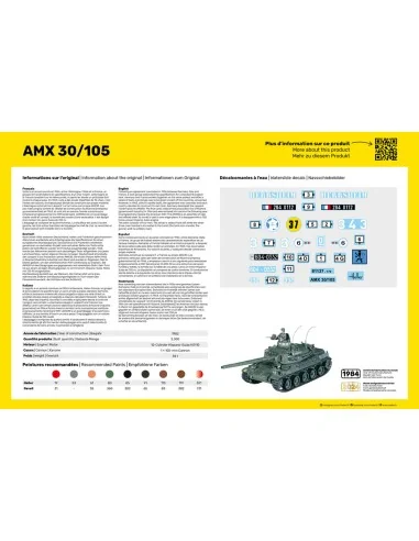 STARTER KIT AMX 30/105, 1/35 - Heller 57137