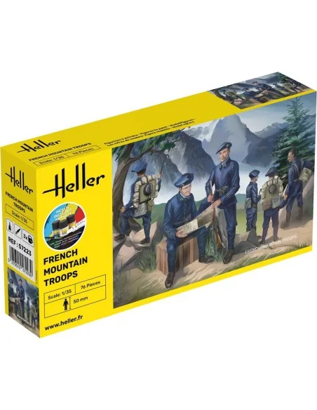 STARTER KIT French Mountain Troops, 1/35 - Heller 57223