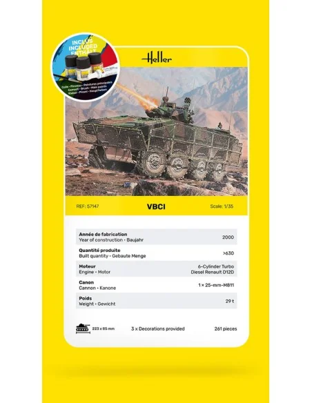 STARTER KIT VBCI, 1/35 - Heller 57147
