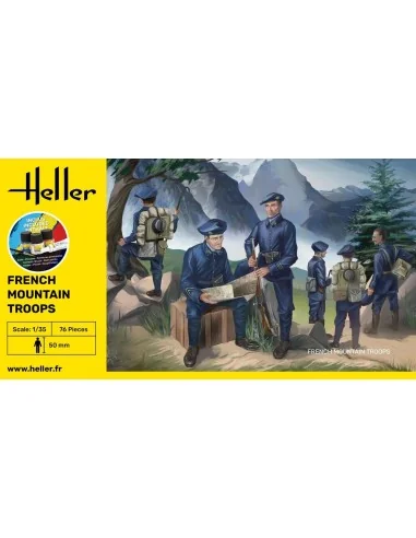STARTER KIT French Mountain Troops, 1/35 - Heller 57223