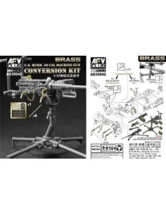 U.S. M2HB .50 Cal Machine Gun Con. Kit, 1/35 - AFV-Club AG35042