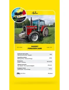 STARTER KIT Massey Ferguson 2680, 1/24 - Heller 57402 2