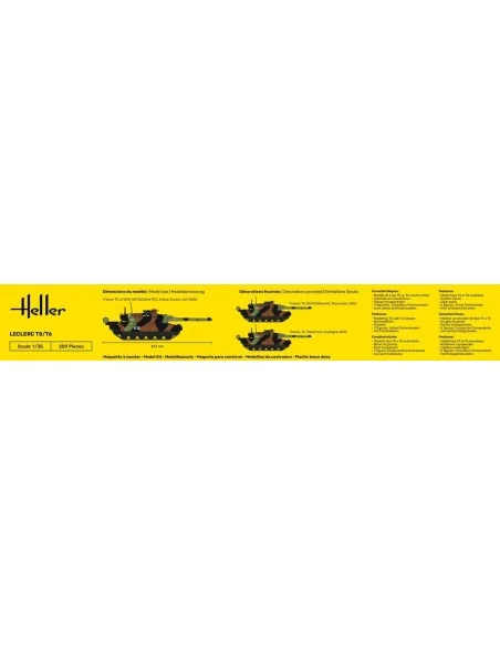 STARTER KIT Leclerc T5/T6, 1/35 - Heller 57142