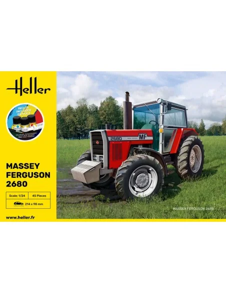 STARTER KIT Massey Ferguson 2680, 1/24 - Heller 57402